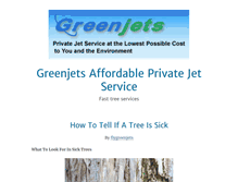 Tablet Screenshot of flygreenjets.com